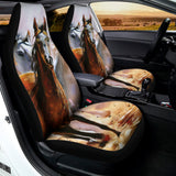 Running Horses Painting Print Universal Fit Car Seat Covers 102422