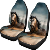 Running Wild Stallion Horse Print Universal Fit Car Seat Covers 102422