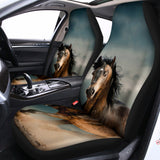 Running Wild Stallion Horse Print Universal Fit Car Seat Covers 102422