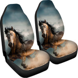 Running Wild Stallion Horse Print Universal Fit Car Seat Covers 102422