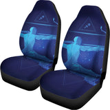 Sagittarius Horoscope Sign Print Universal Fit Car Seat Covers 102422