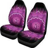 Sahasrara Chakra Mandala Print Universal Fit Car Seat Covers 102422