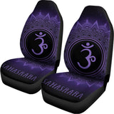 Sahasrara Chakra Symbol Print Universal Fit Car Seat Covers 102422