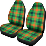 Saint Patrick's Day Buffalo Plaid Print Universal Fit Car Seat Covers 102422