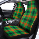 Saint Patrick's Day Buffalo Plaid Print Universal Fit Car Seat Covers 102422