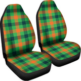 Saint Patrick's Day Buffalo Plaid Print Universal Fit Car Seat Covers 102422