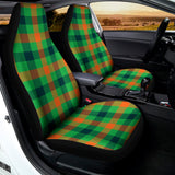 Saint Patrick's Day Buffalo Plaid Print Universal Fit Car Seat Covers 102422