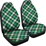 Saint Patrick's Day Irish Tartan Print Universal Fit Car Seat Covers 102422
