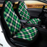 Saint Patrick's Day Irish Tartan Print Universal Fit Car Seat Covers 102422