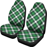 Saint Patrick's Day Plaid Pattern Print Universal Fit Car Seat Covers 102422