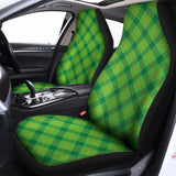 Saint Patrick's Day Scottish Plaid Print Universal Fit Car Seat Covers 102422