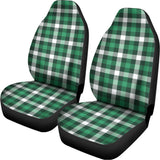 Saint Patrick's Day Stewart Plaid Print Universal Fit Car Seat Covers 102422