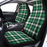 Saint Patrick's Day Stewart Plaid Print Universal Fit Car Seat Covers 102422