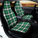 Saint Patrick's Day Stewart Plaid Print Universal Fit Car Seat Covers 102422