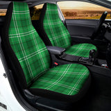 Saint Patrick's Day Tartan Print Universal Fit Car Seat Covers 102422