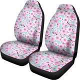 Sakura Cherry Blossom Pattern Print Universal Fit Car Seat Covers 102422