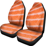Salmon Fillet Print Universal Fit Car Seat Covers 102422