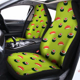 Salmon Sushi And Rolls Pattern Print Universal Fit Car Seat Covers 102422