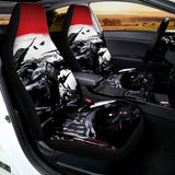 Samurai And Crow Print Universal Fit Car Seat Covers 102422