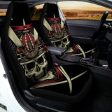 Samurai Warrior Skull Print Universal Fit Car Seat Covers 102422