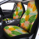 Sand Beach Pineapple Pattern Print Universal Fit Car Seat Covers 102422