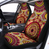Sangria Mandala Bohemian Pattern Print Universal Fit Car Seat Covers 102422