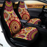 Sangria Mandala Bohemian Pattern Print Universal Fit Car Seat Covers 102422