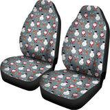 Santa Claus And Friends Pattern Print Universal Fit Car Seat Covers 102422