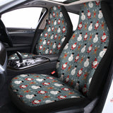 Santa Claus And Friends Pattern Print Universal Fit Car Seat Covers 102422
