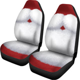 Santa Claus Beard Print Universal Fit Car Seat Covers 102422