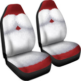 Santa Claus Beard Print Universal Fit Car Seat Covers 102422