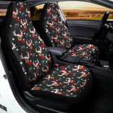 Santa Claus Deer Pattern Print Universal Fit Car Seat Covers 102422