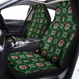 Santa Claus Knitted Pattern Print Universal Fit Car Seat Covers 102422