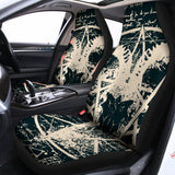 Satan Goat Skull Symbol Print Universal Fit Car Seat Covers 102422