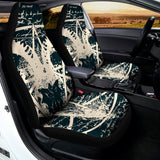 Satan Goat Skull Symbol Print Universal Fit Car Seat Covers 102422
