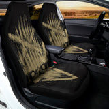 Satanic Pentagram Skull Print Universal Fit Car Seat Covers 102422