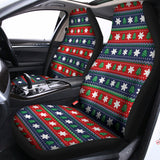 Scandinavian Christmas Pattern Print Universal Fit Car Seat Covers 102422