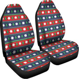 Scandinavian Christmas Pattern Print Universal Fit Car Seat Covers 102422