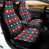 Scandinavian Christmas Pattern Print Universal Fit Car Seat Covers 102422