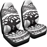 Scandinavian Yggdrasil Print Universal Fit Car Seat Covers 102422