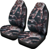 Scary Zombie Hands Print Universal Fit Car Seat Covers 102422