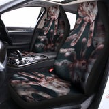Scary Zombie Hands Print Universal Fit Car Seat Covers 102422