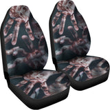 Scary Zombie Hands Print Universal Fit Car Seat Covers 102422