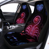 Scorpio And Astrological Signs Print Universal Fit Car Seat Covers 102422