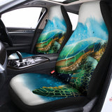 Sea Turtle Painting Print Universal Fit Car Seat Covers 102422