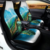 Sea Turtle Painting Print Universal Fit Car Seat Covers 102422