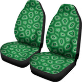 Sea Turtle Shell Pattern Print Universal Fit Car Seat Covers 102422