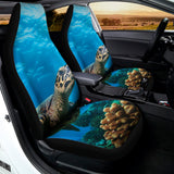 Sea Turtle Underwater Print Universal Fit Car Seat Covers 102422