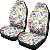 Seven Chakra Symbols Pattern Print Universal Fit Car Seat Covers 102422