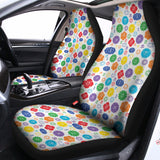Seven Chakra Symbols Pattern Print Universal Fit Car Seat Covers 102422